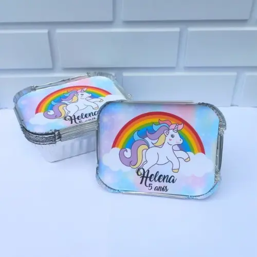Marmitinha Personalizada Unicórnio