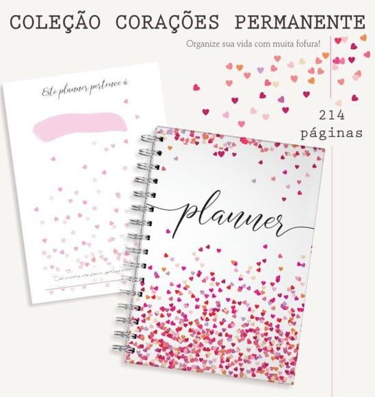 Planner Permanente Corações