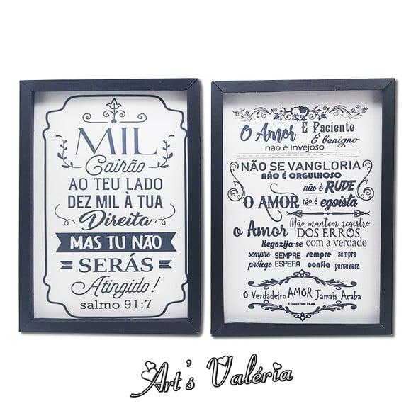 Quadro de Papel com mdf -séries Especiais - 20x28cm