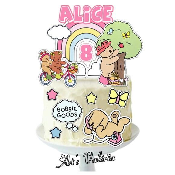 Topo de Bolo Bobbie Goods
