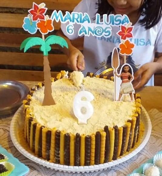 Topo de Bolo Moana