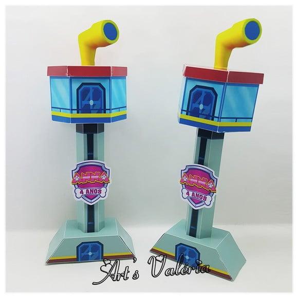 Torre Patrulha Canina - Enfeite de mesa - Valor unitário