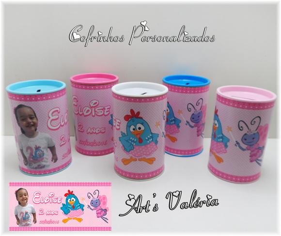 Cofrinho Personalizado - Fazemos Qualquer Tema