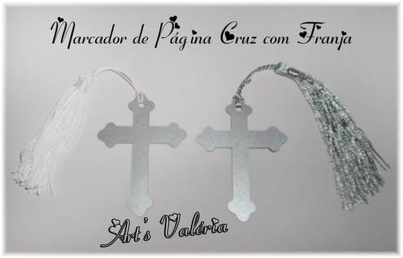 Marcador Página Cruz de Papel c/ Franja