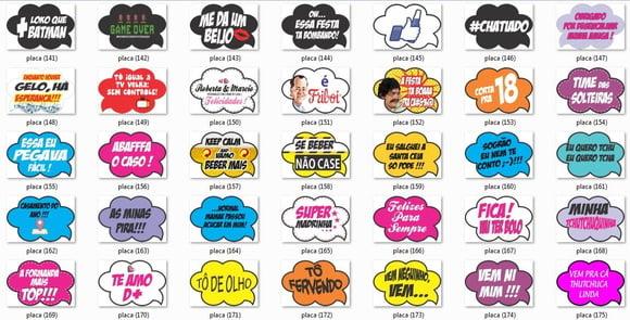 Placas com Frases Divertidas para Fotos