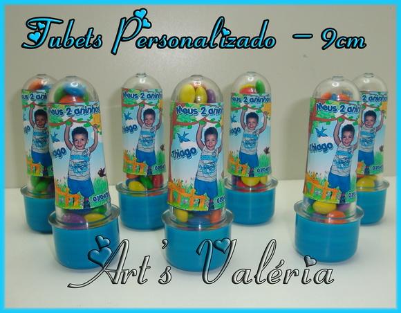 Tubetes PET Personalizado - 8cm