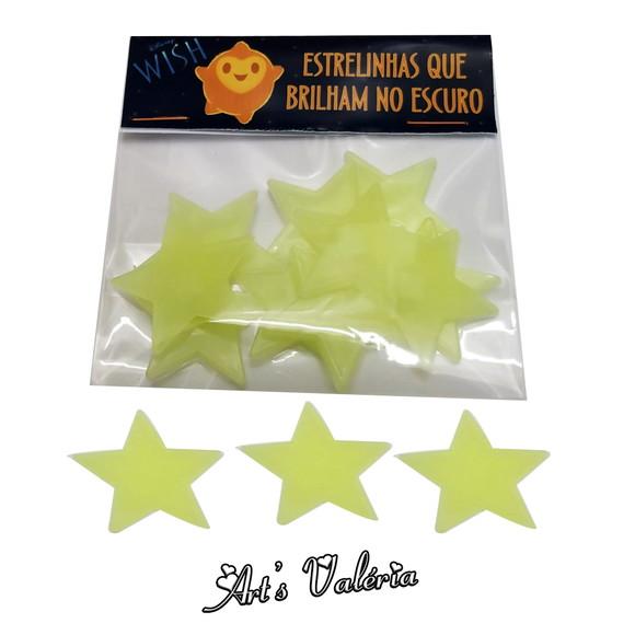 20 Estrelinhas Wish: o Poder dos Desejos - Brilham no Escuro
