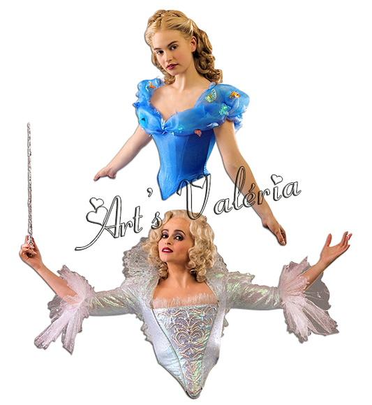 Apliques Cinderella para Tubetes - cada
