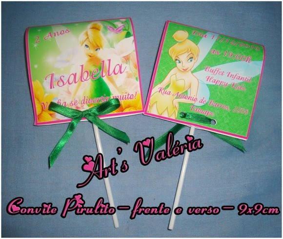 Convite Pirulito Grande