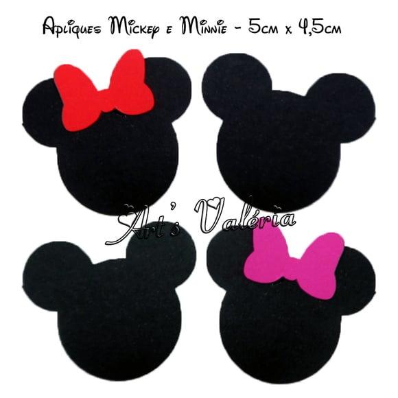 Aplique Cabeça do Mickey ou Minnie