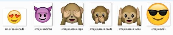 Plaquinha para foto Emoji - Preço uni