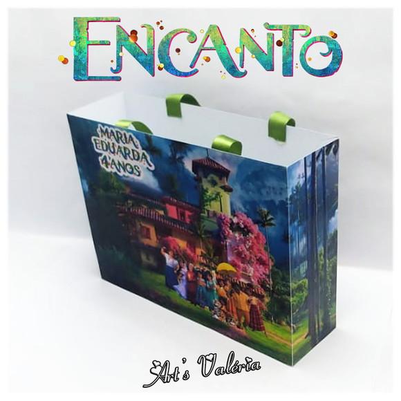 Sacolinha Grande Encanto - 20cm x 15cm x 5,5cm