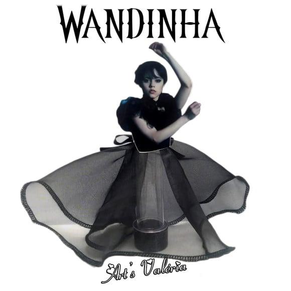Tubete com Saia Wandinha Addams - Wednesday