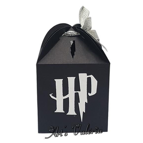 Caixa com Recorte Harry Potter