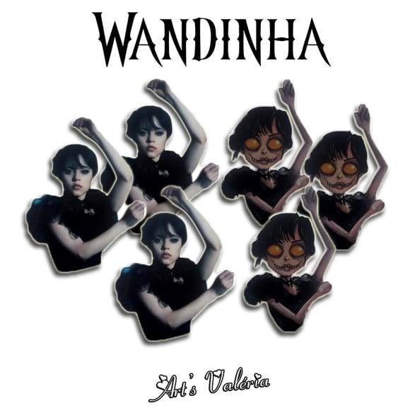 Aplique Wandinha Addams - Wednesday