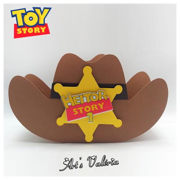Caixa Chapéu do Woody do Toy Story