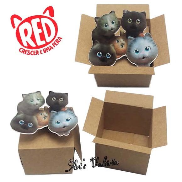 Caixa com Gatinhos RED: Crescer é uma Fera