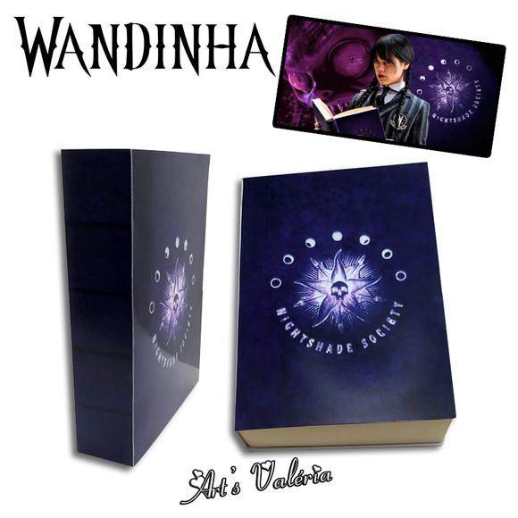 Caixa Livro Nightshade Society - Wandinha Addams