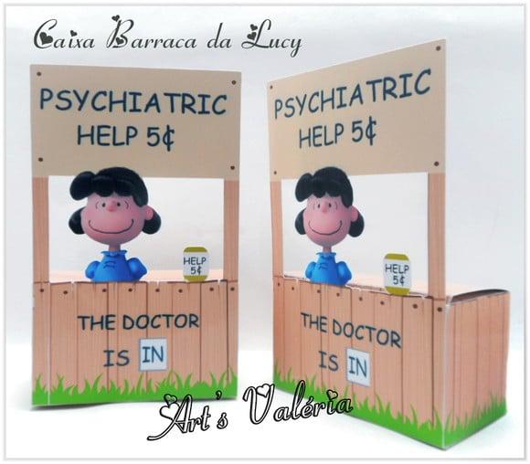 Caixinha Barraca da Lucy do Snoopy- O Filme