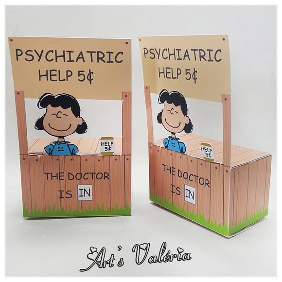 Caixinha Barraca da Lucy do Snoopy