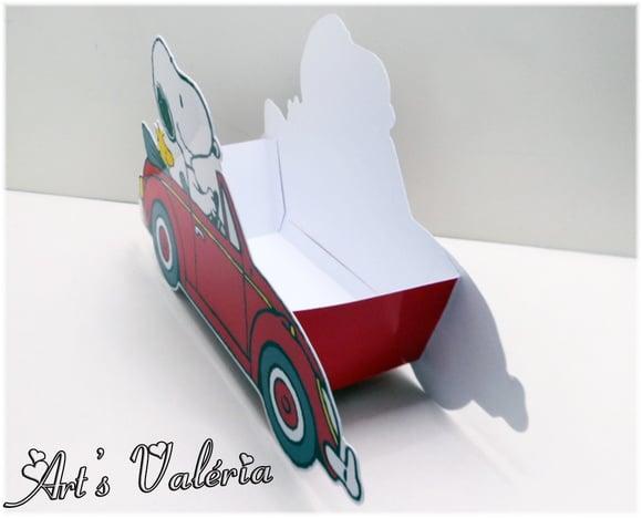 Caixinha Carro do Snoopy