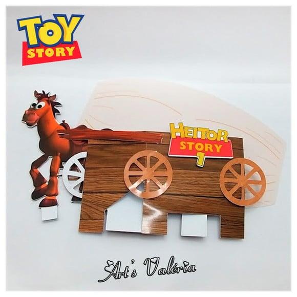 Carroça com Cavalo Bala no Alvo do Toy Story