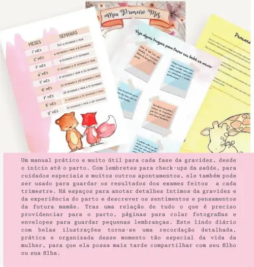 Manual e Diário de Gravidez