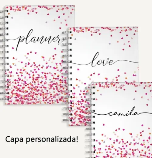 Planner Permanente Corações