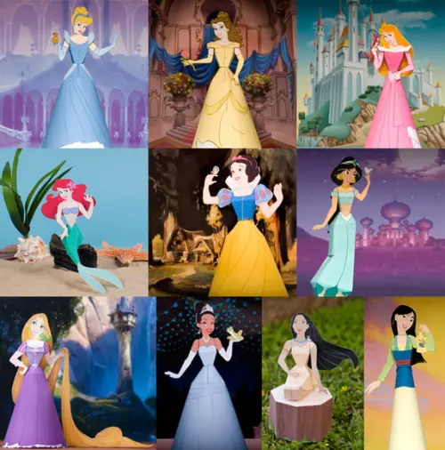 Princesas 3d - Valor Unitário