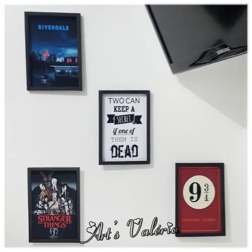 Quadro de Papel com mdf -séries Especiais - 20x28cm