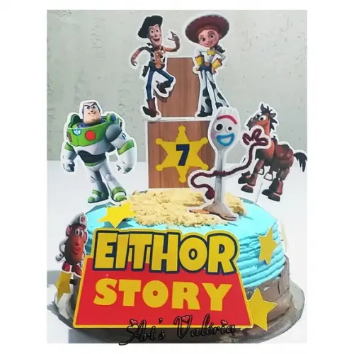Topo de Bolo Toy Story