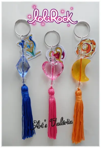 Chaveiro Símbolo LoliRock - valor cada