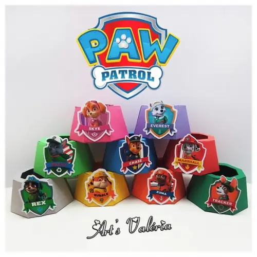 Comedouro de Papel da Patrulha Canina