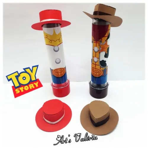 Tubete com Chapéu Jessie ou Woody do Toy Story - Cada