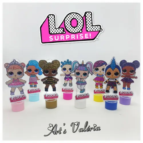 Tubete Com Aplique LOL Surprise - 13cm