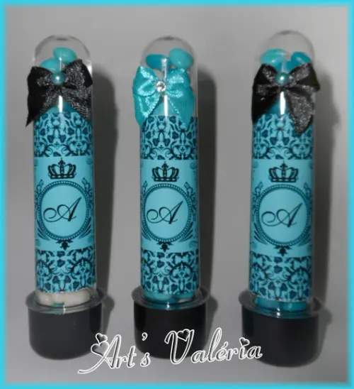 Tubete Personalizado com laço - 13cm