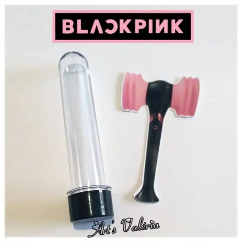 Tubete e Aplique Martelo Black Pink