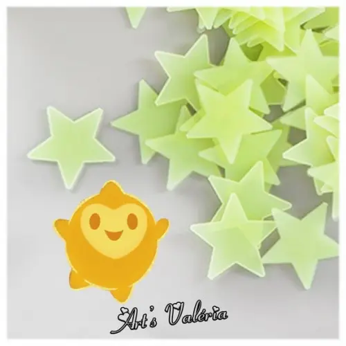 10 Estrelinhas Wish: o Poder dos Desejos - Brilham no Escuro