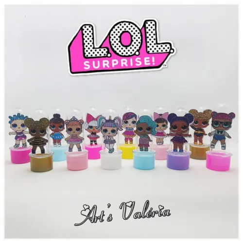 Mini Tubete com Aplique LOL Surprise