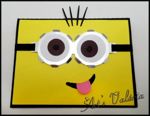 Convite Pop Up - Minions