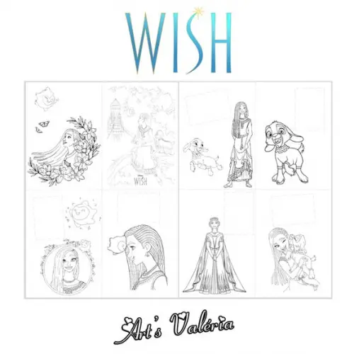 Álbum de Figurinhas Wish: o Poder dos Desejos com Giz