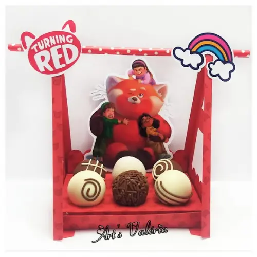 Display para Docinhos RED: Crescer é uma Fera