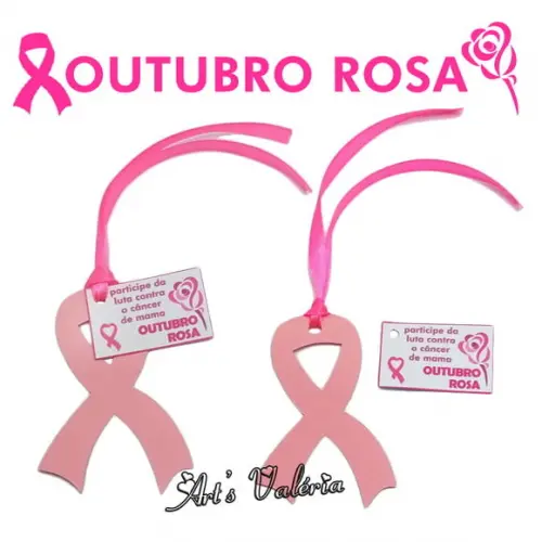 Marca Página Outubro Rosa