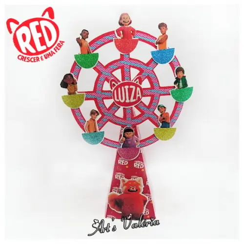 Roda Gigante Piramide Red: Crescer É Uma Fera - 26cm
