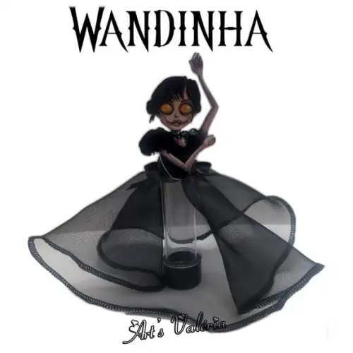 Tubete com Saia Wandinha Addams - Wednesday