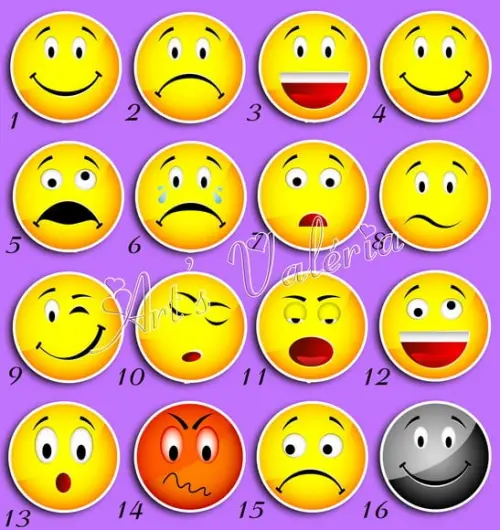 Adesivos Emotions p/ Festas