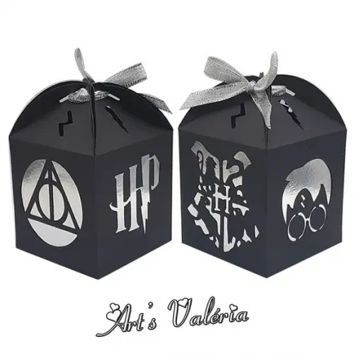 Caixa com Recorte Harry Potter