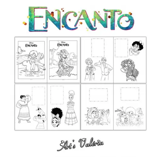 Álbum de Figurinhas Encanto - 10x15cm
