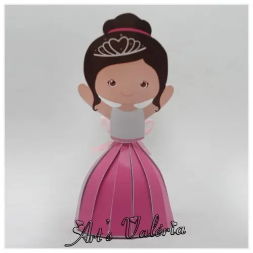 Bailarina Cut 2D - Porta Bombom