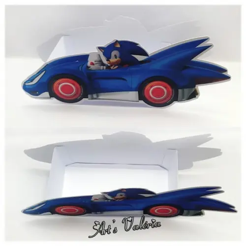 Caixinha Carro Do Sonic